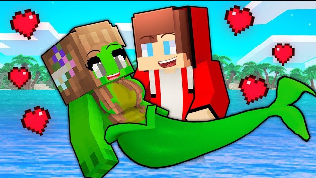 История любви русалочки Зеничи и Майки, Майнкрафт мультфильм