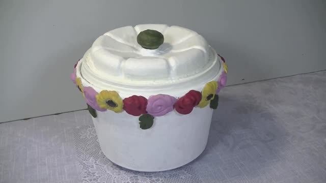 Мини-шкатулка из упаковки доширака .