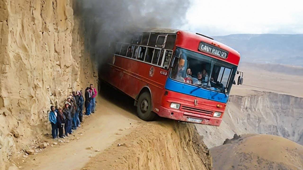 Невероятные Случаи с Общественным Транспортом, Снятые на Камеру