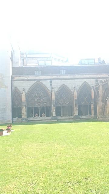 Вестминстерское Аббатство, внутренний двор, Лондон (Westminster Abbey, inner courtyard, London, UK)