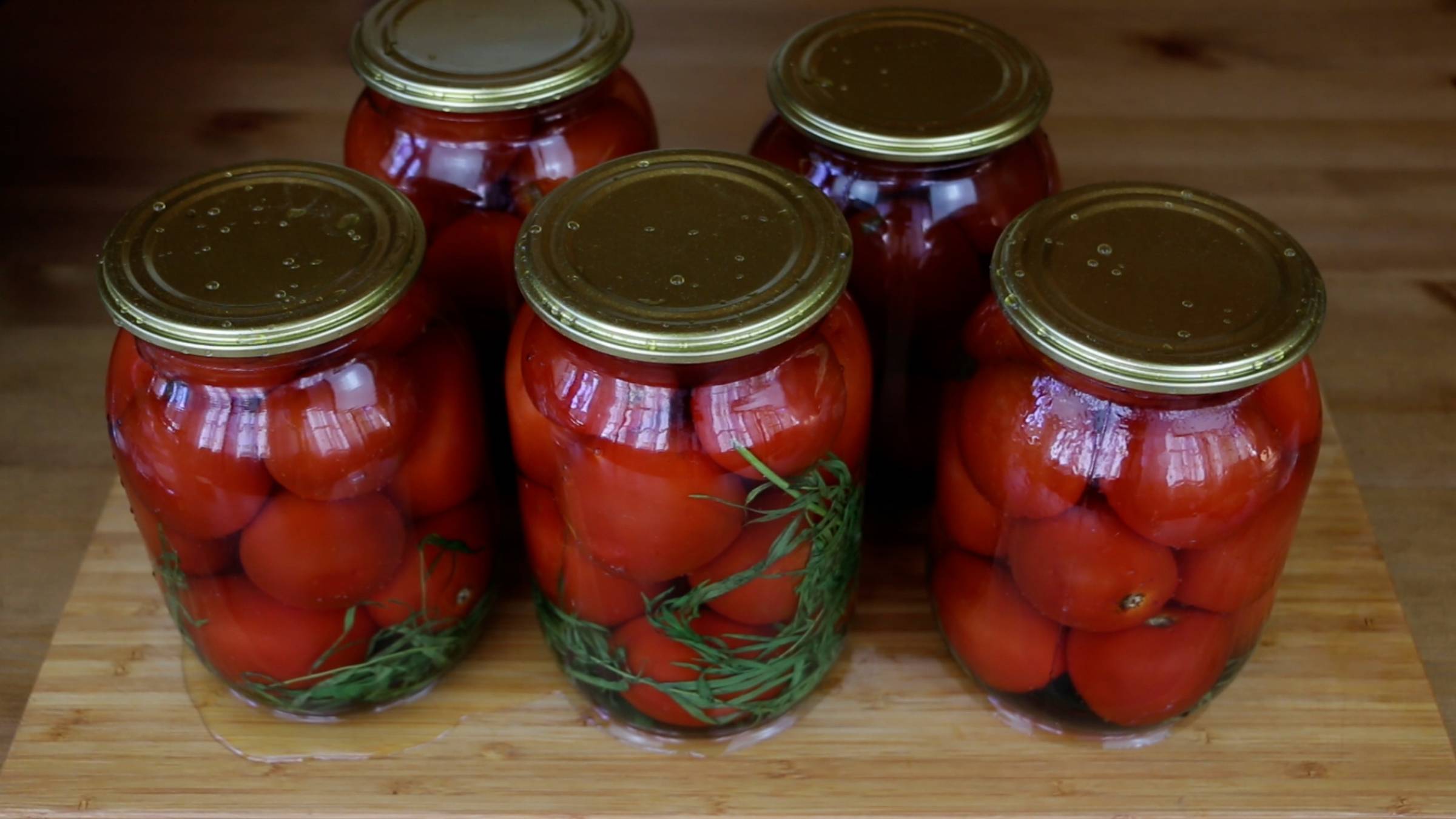 Помидоры на зиму по маминому рецепту без уксуса