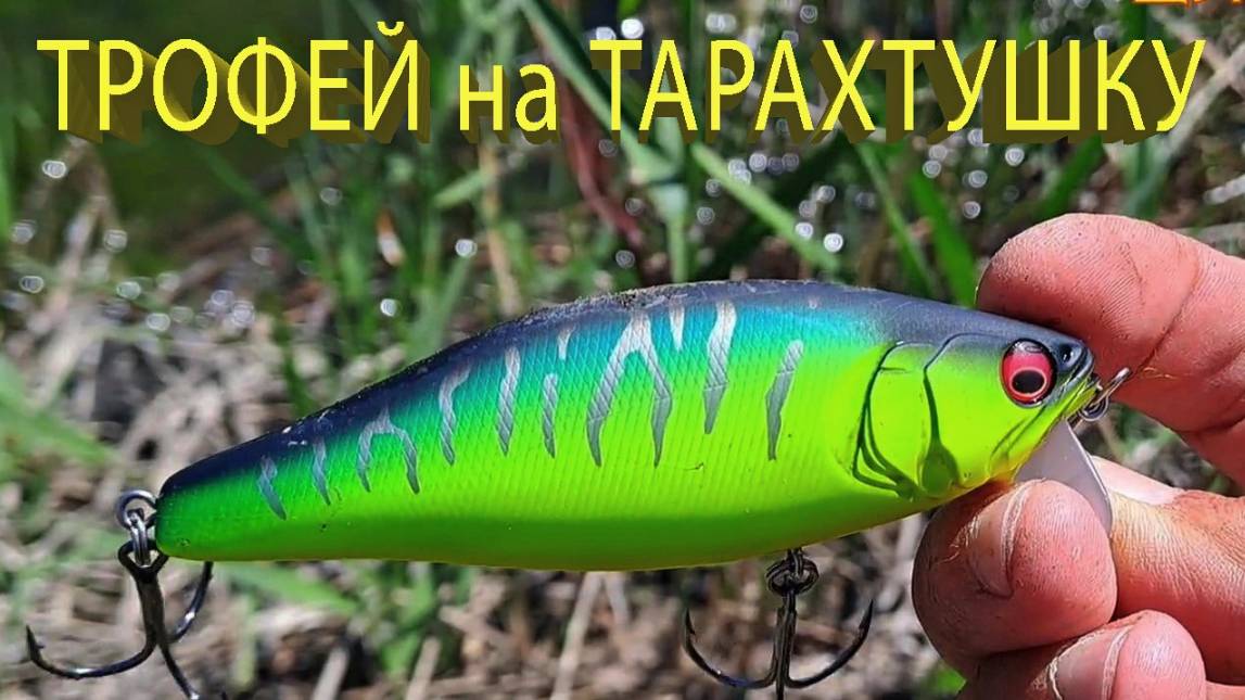 🔥 ТРОФЕЙНАЯ ЩУКА 7 кг на ОГРОМНЫЙ КРЕНК. Поставил плавающий воблер тарахтушку и сразу БАБАХ 🔥