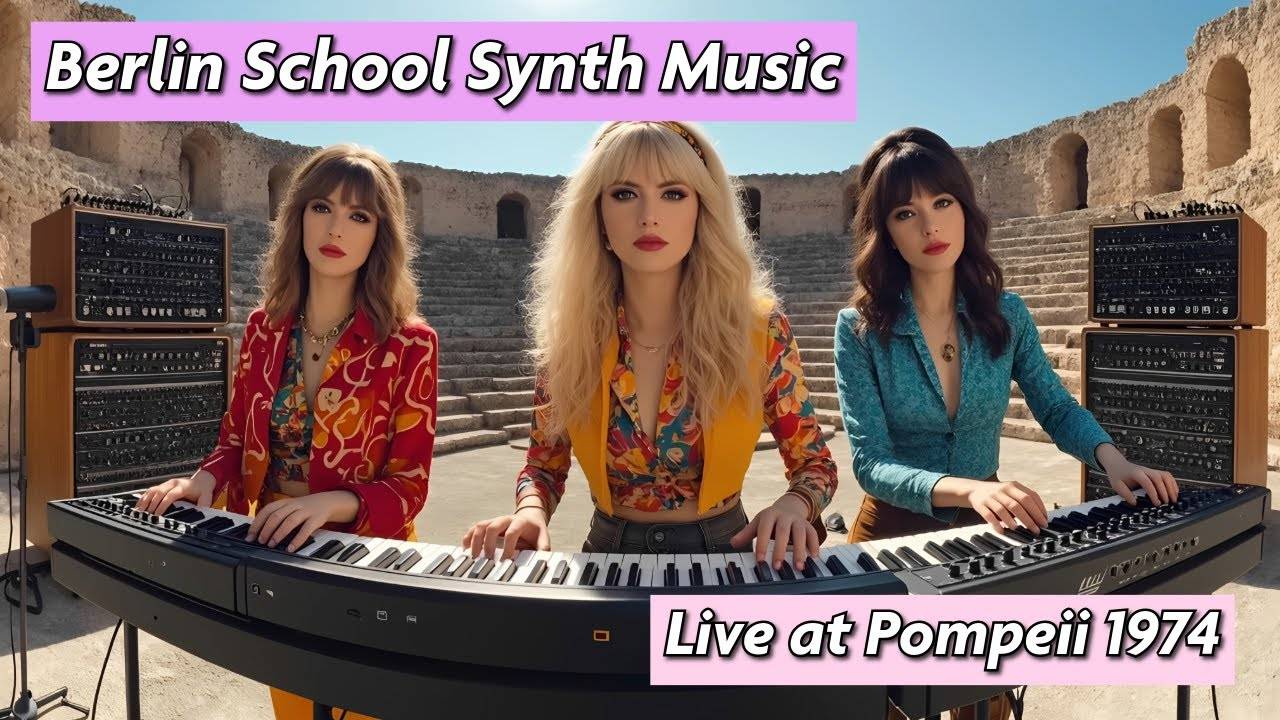 Cosmic Retro Berlin School / Synth Babes Live at Pompeii 1974