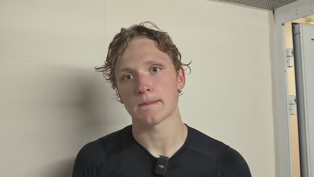 АРТЁМ КУЛЯБИН | Интервью нападающего МХК Чайка после матча с МХК Динамо