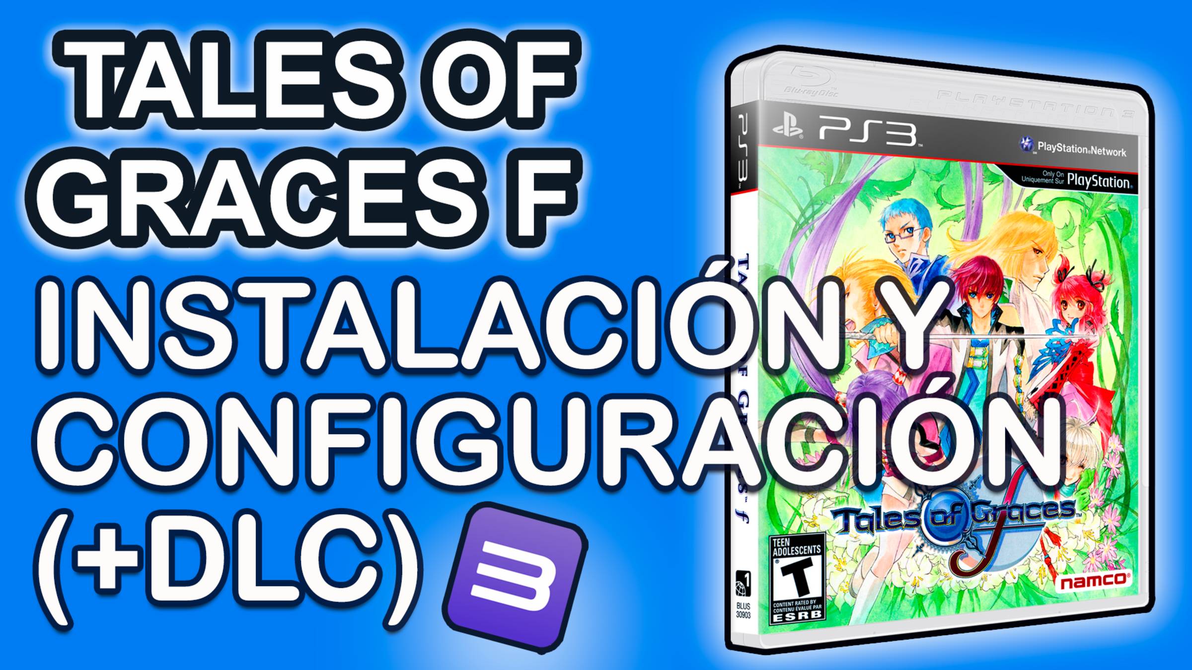 Instalación y configuración de Tales of Graces F en RPCS3 (BLUS30903, DLC, 2025)