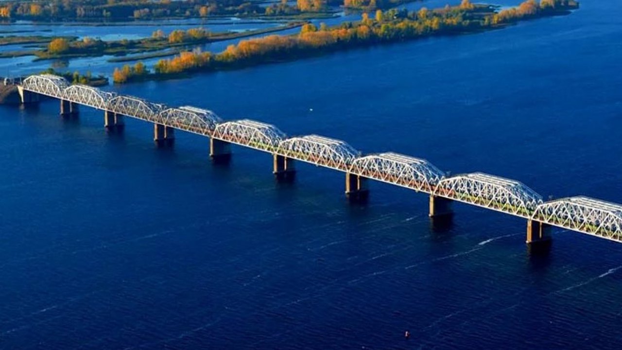 Сызрань.Железнодорожный мост