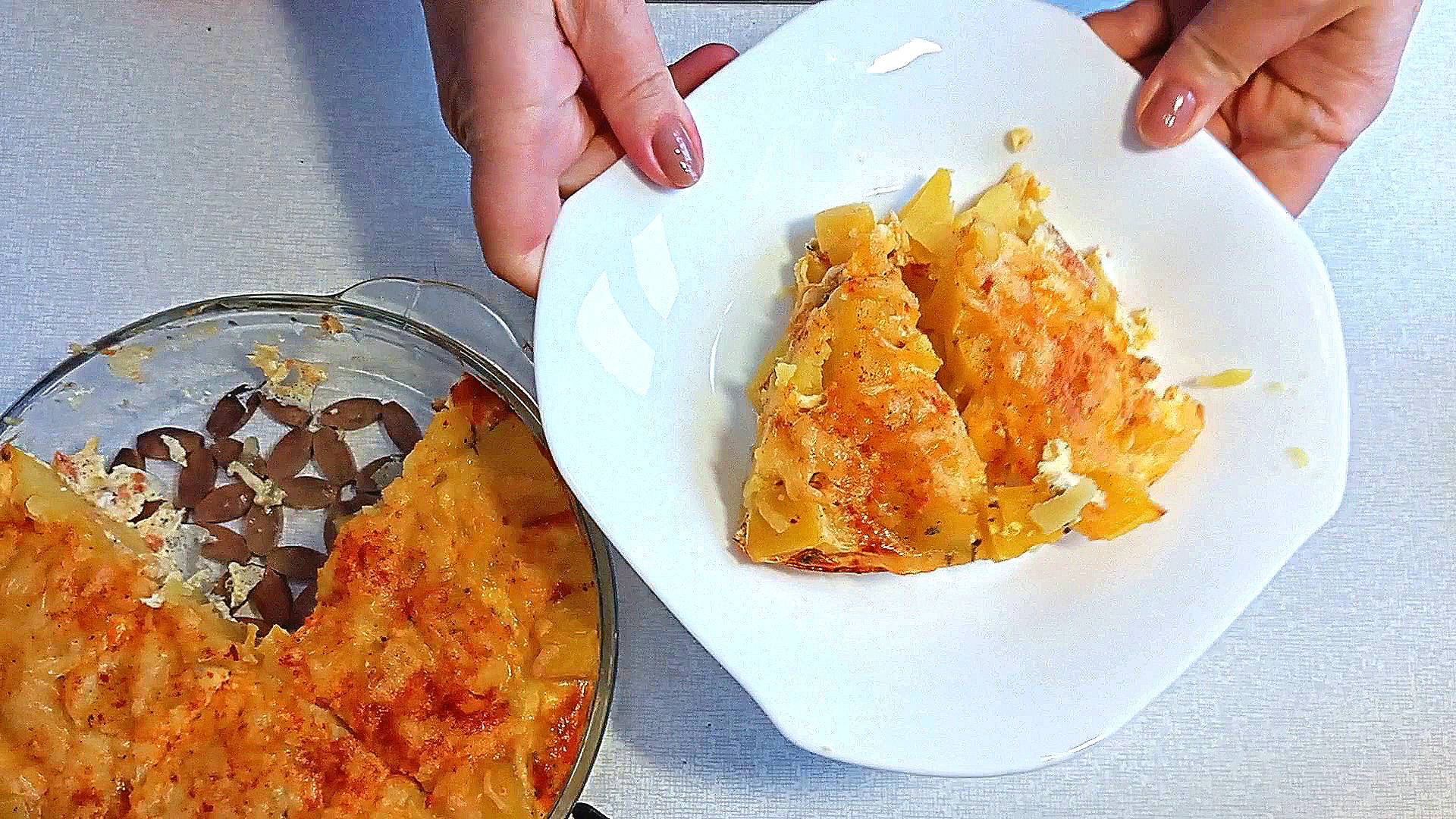 Запеканка с картофелем Фритата Рецепт Легко и просто на завтрак или ужин