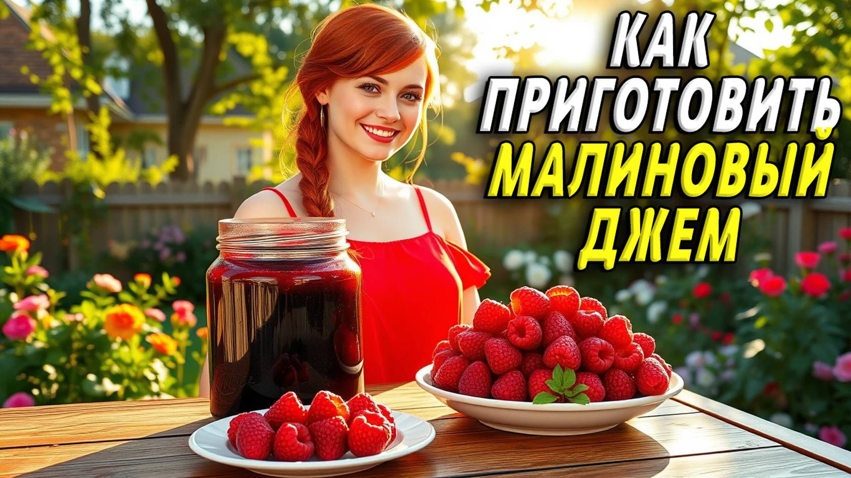 Как приготовить малиновый джем