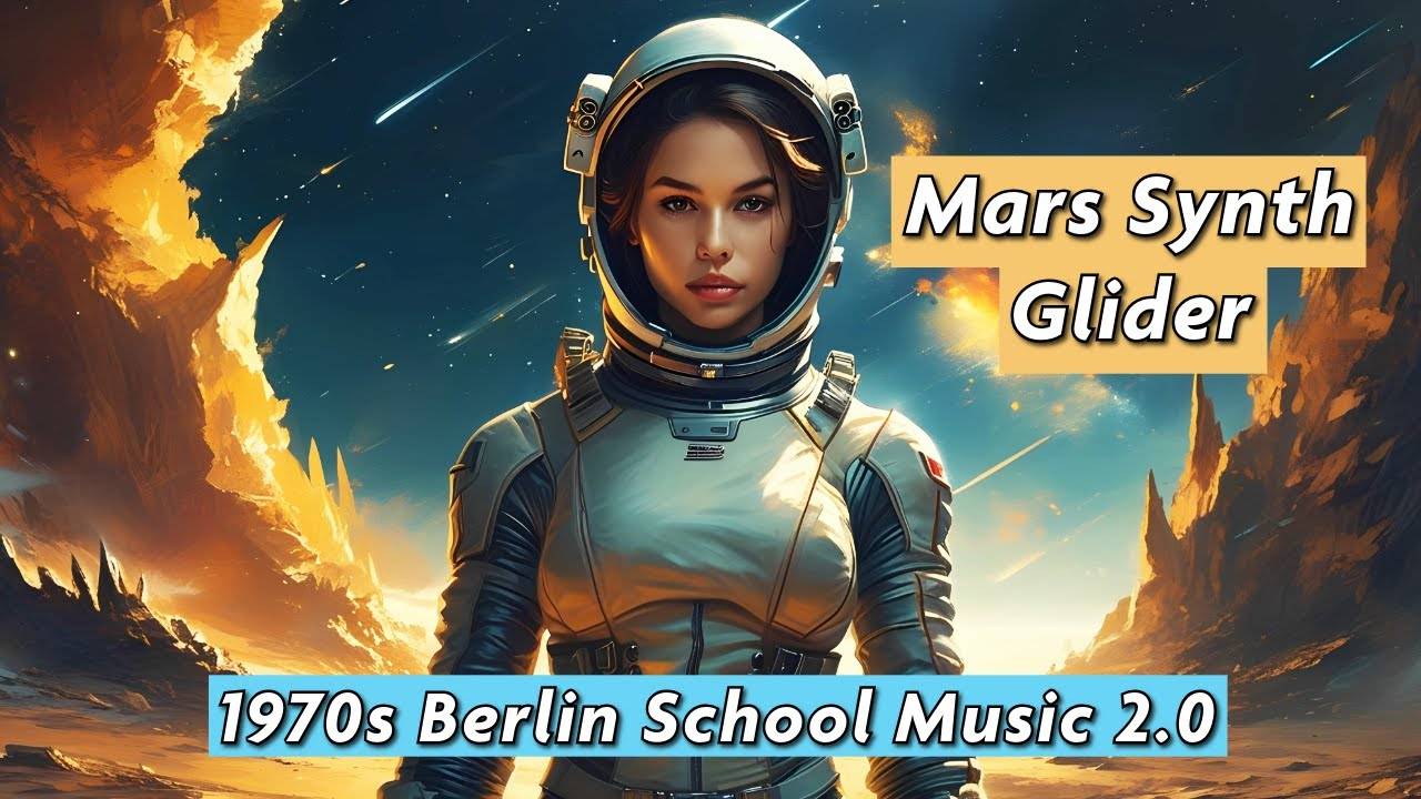 Mars Synth Glider / 1970s Berlin School Synthesizer Music