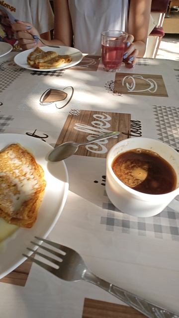 Крым.Отдых.Завтрак второго дня..