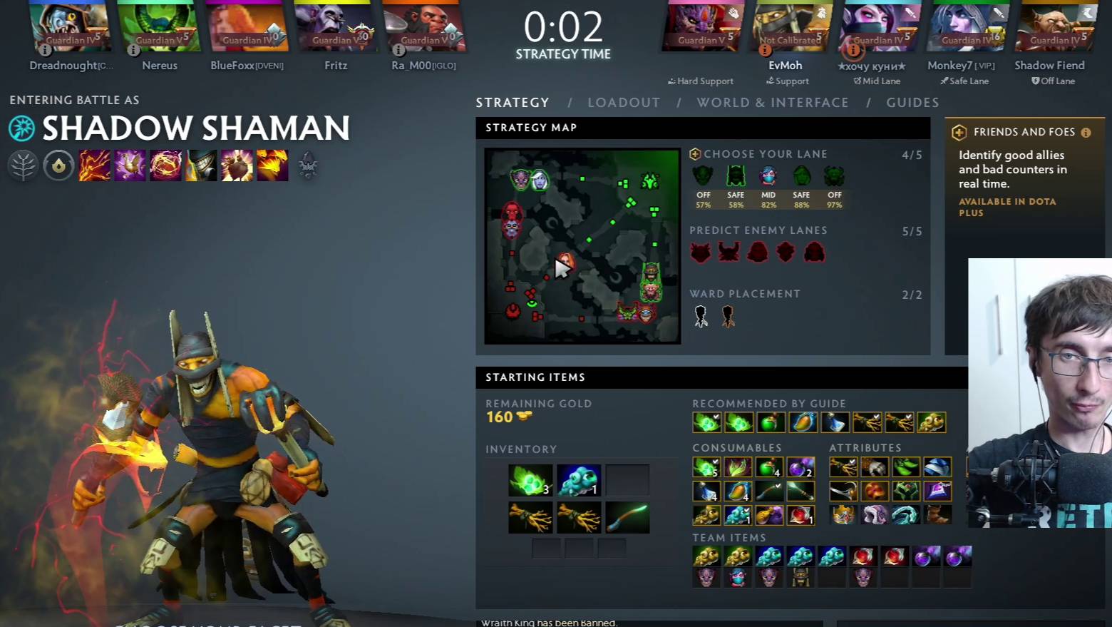 Dota 2: с рандомами СОЛО на Шэдоу Шамане с Кентавром.