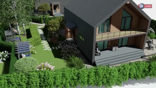 ЛАНДШАФТНЫЙ ДИЗАЙН "ДВА ПОКОЛЕНИЯ". ВИЗУАЛИЗАЦИЯ