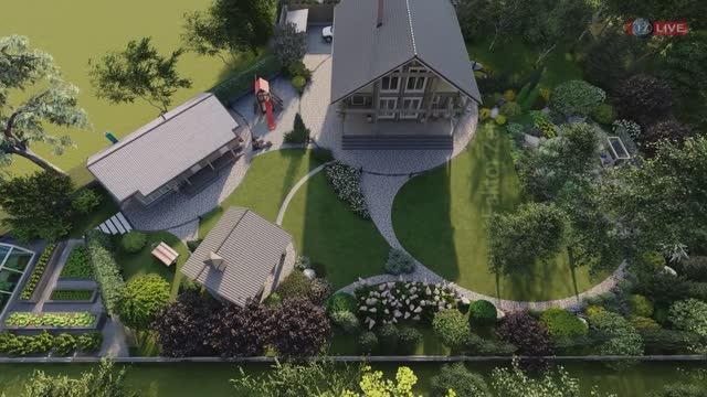 ЛАНДШАФТНЫЙ ДИЗАЙН "УСАДЬБА". ВИЗУАЛИЗАЦИЯ