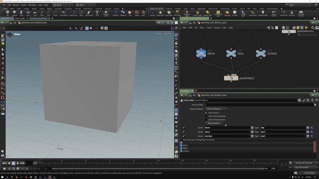 KineFX Rigging with APEX 1 - Geometry Prep and Packed Folder
