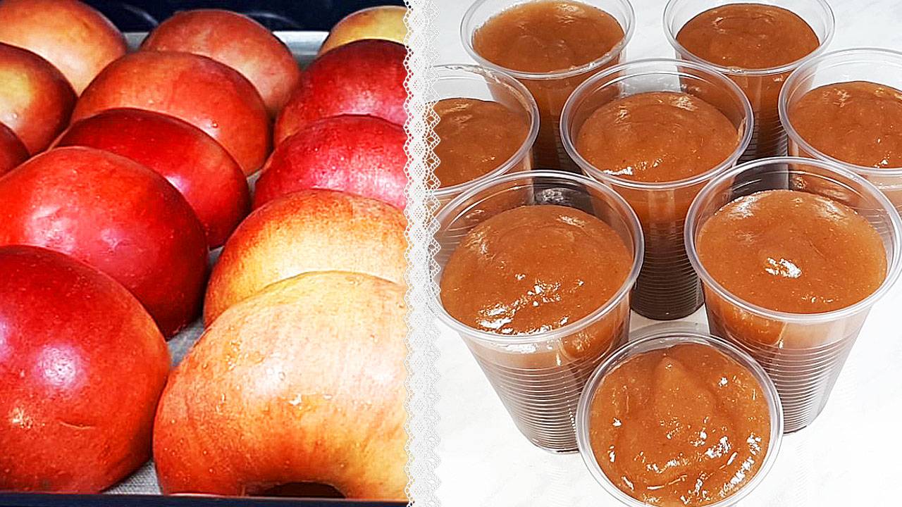 🎯 Как за 5 минут приготовить ГУСТОЕ яблочное пюре БЕЗ уваривания и сахара — идеальная заготовка! 🍏