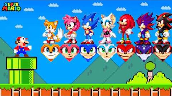 МАРИО ВОРУЕТ ВСЕ СЕРДЦА СОНИКА! 💔 ЭТО САМЫЙ НЕЧЕСТНЫЙ ЧЕЛЛЕНДЖ!