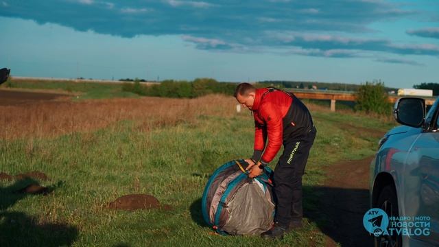 "Квадромарш 24 часа" у реки Сосна под Ельцом
