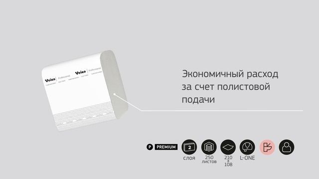 TV302 Туалетная бумага в пачках Veiro Premium, 2сл, белая, 30 х 250шт.