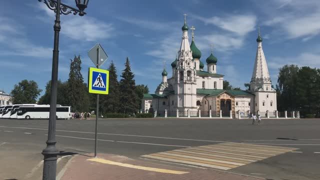 Прогулка по Ярославлю. Золотое кольцо, кремль, стрелка. Часть 2
