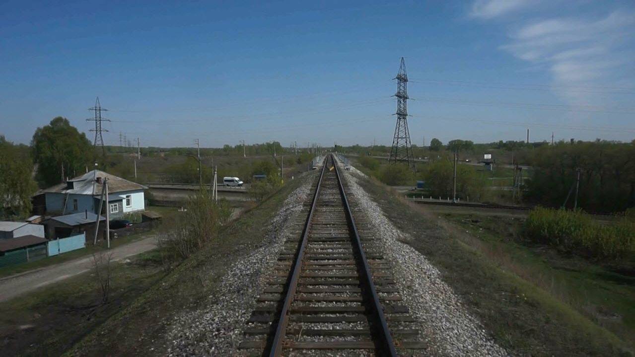 Тепловоз ТЭП70БС-210. Покатушки от Кузнечной до Присягино в хвосте+отправление.