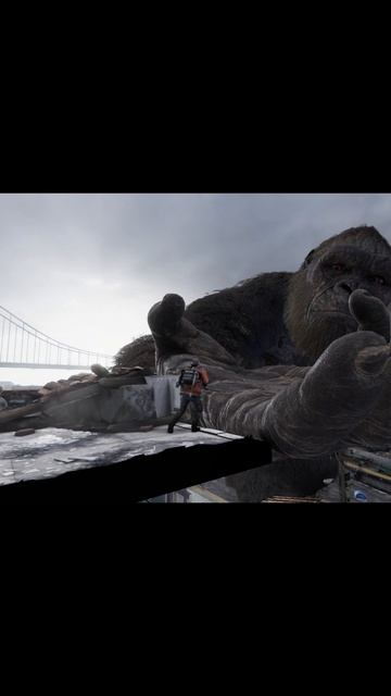 Кинг Конг помогает перебраться через реку ✔ Kong: Survivor Instinct ✔ #KingKong #shorts #games