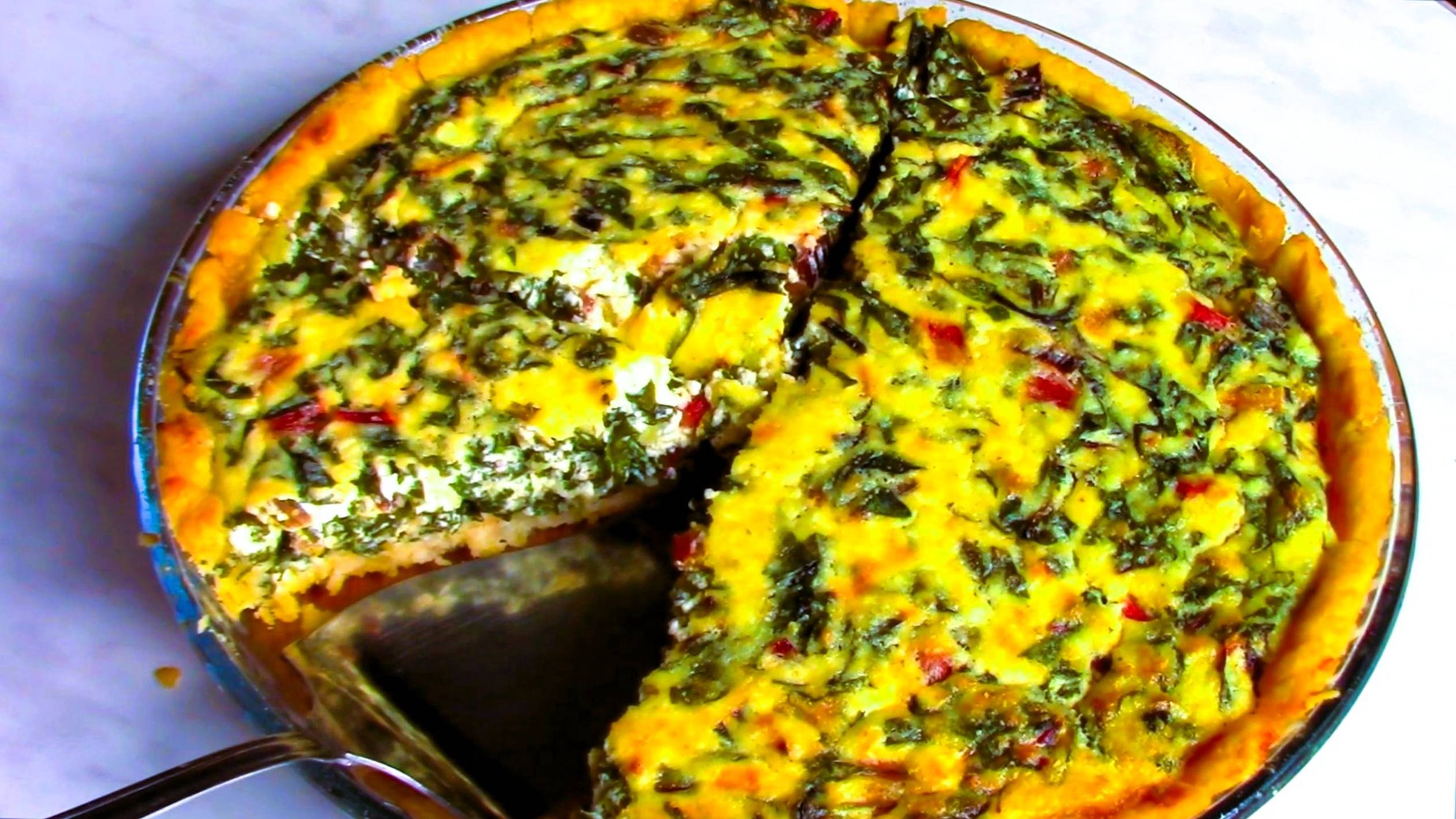 Пирог с мангольдом.