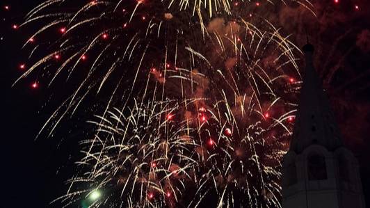 Салют на празднование 857-летие города Гороховец