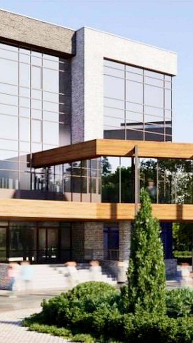 Ход строительства передового учебного центра на Бору - Школы для одарённых детей // Июль 2025