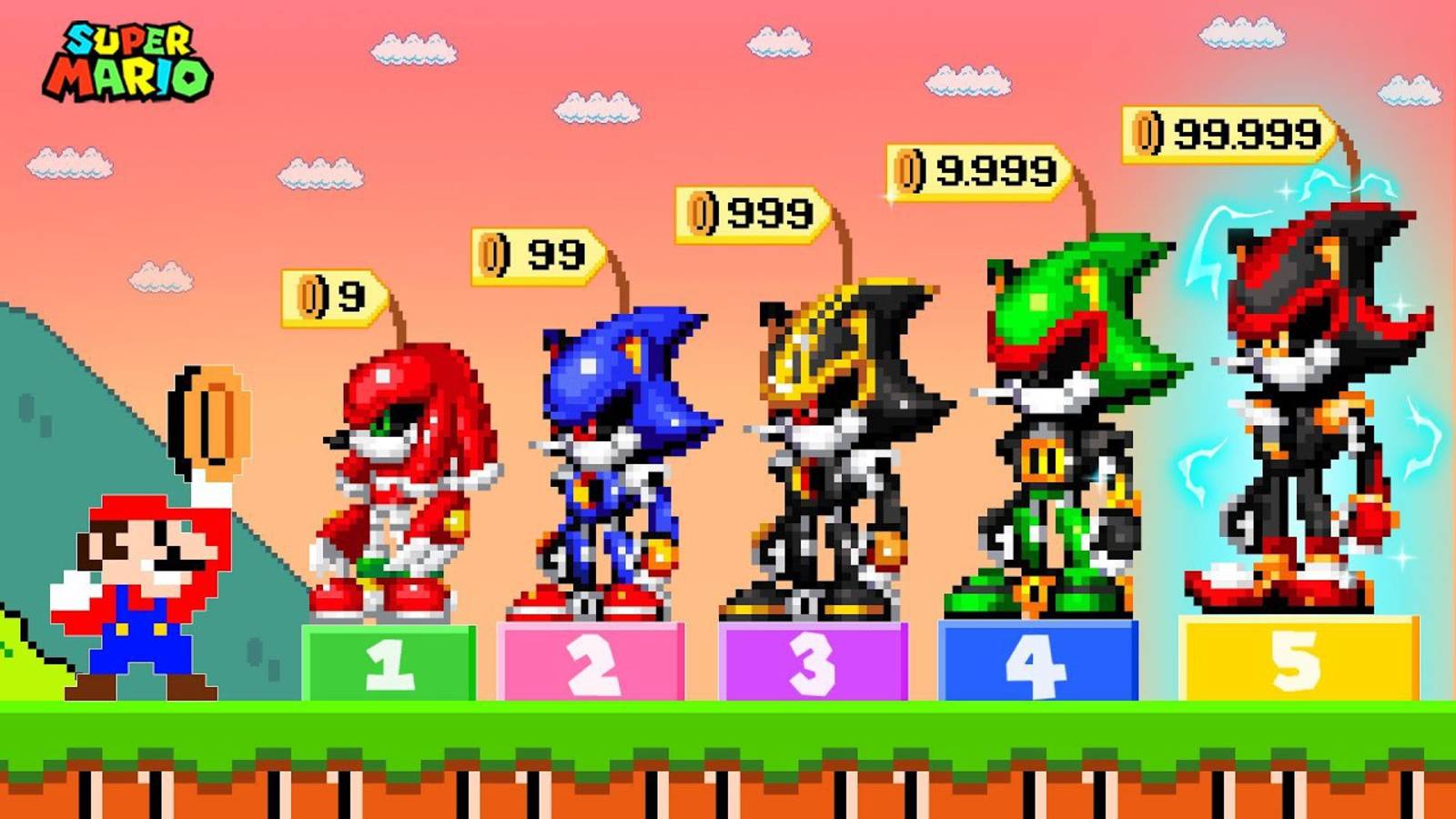 МАРИО ПОКУПАЕТ ВСЕХ МЕТАЛЛ-СОНИКОВ! 💰🤖 ТЕПЕРЬ У НЕГО ЦЕЛАЯ АРМИЯ РОБОТОВ!