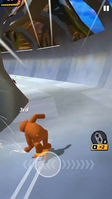 На скейте в Downhill Racer