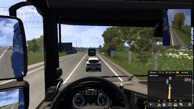 ETS 2 Clip for TMGK9000HD "ETS 2: Калининград - Мальмë" ч1. Калининград - Граница РФ-Польша