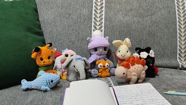 Итоги полугодия в совместном проекте "Вязание - это серьёзно" (30 игрушек)