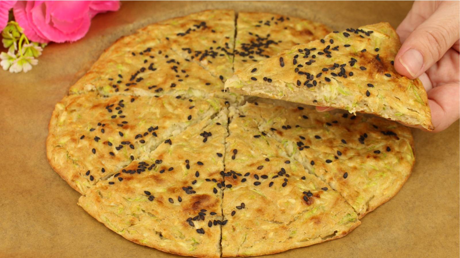 Если у вас есть кабачок! Вкуснее чем пицца! Полезный и вкусный рецепт с кабачком.