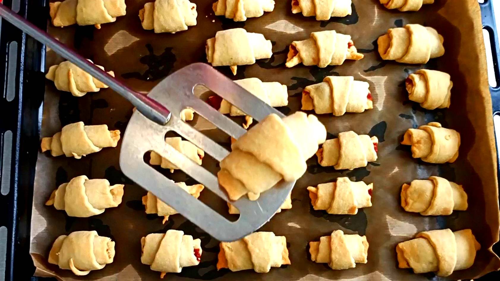 Домашние песочные рогалики с ягодами Рецепт песочного теста Это просто