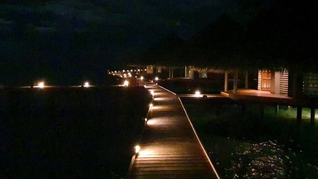 Вечерний Мальдивский вечер))) Maldivian evening))) Adaaran Club Rannalhi. Мальдивы (Maldives).