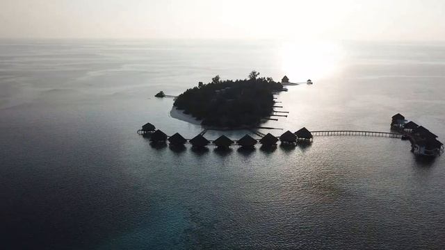 Мальдивы (Maldives). Полный облет острова (Full circled over the island) Adaaran Club Rannalhi.