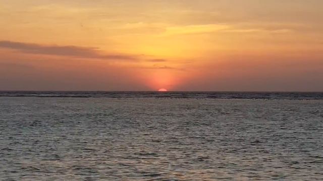 Мальдивы. Минута заката)