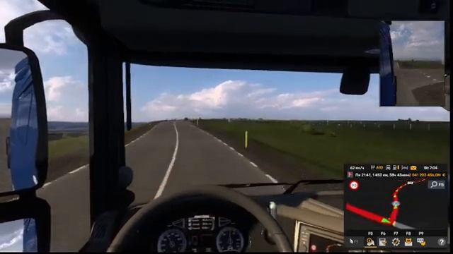 ETS 2 Clip for TMGK9000HD "ETS 2: Мальмё - Нуук" ч10. Вик - Нанорталик