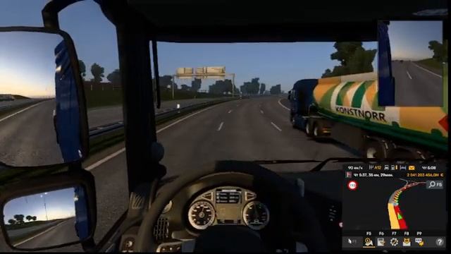 ETS 2 Clip for TMGK9000HD "ETS 2: Мальмё - Нуук" ч2. Копенгаген - Оденсе