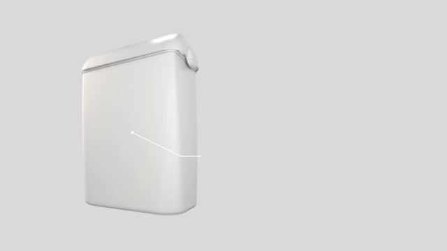 Корзина для мусора MaxBin Veiro Professional, белая, 43 литра, 2 шт.