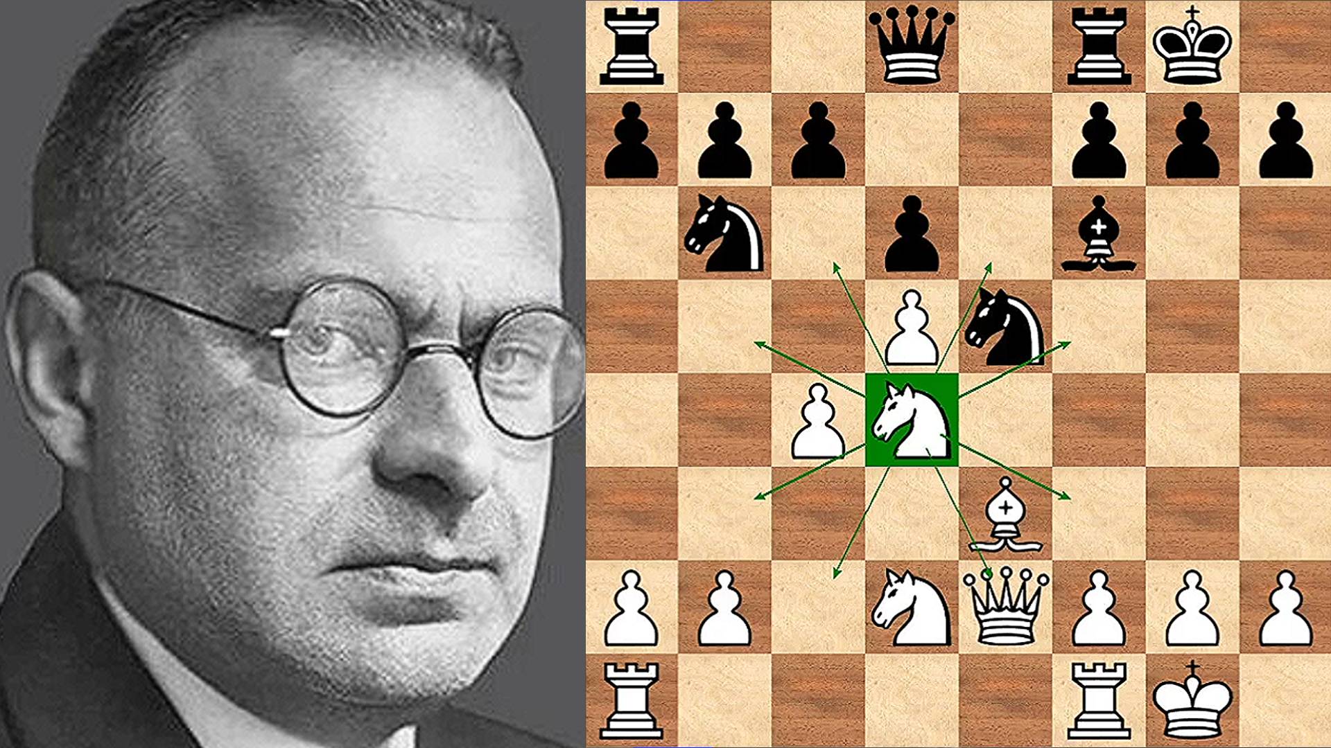 Нимцович комментирует Партия №15 Шахматы