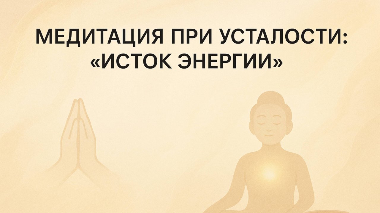 Медитация при усталости:" Исток энергии". ГОВОРЯЩАЯ МЕДИТАЦИЯ.