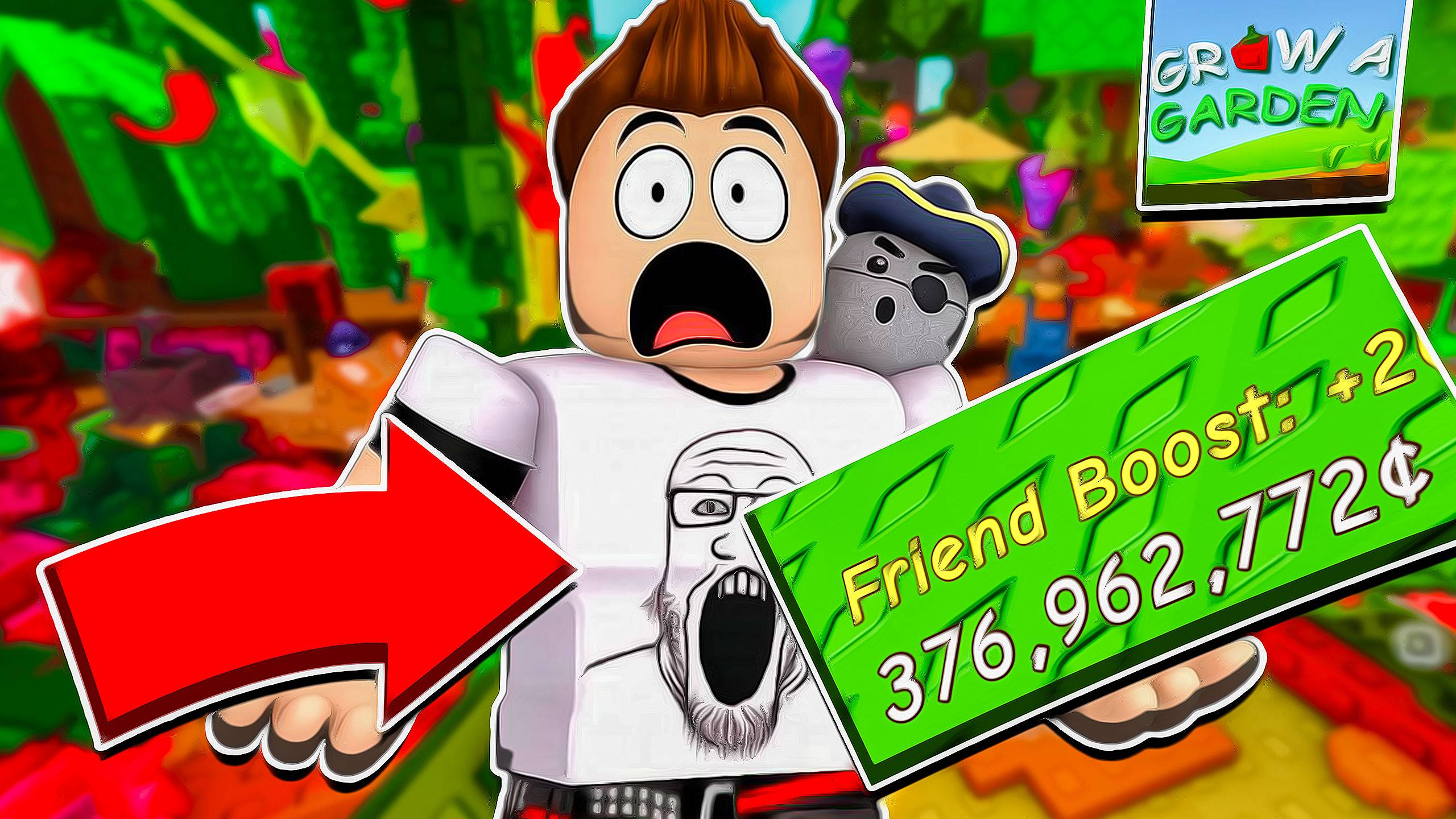 🔒💰 Я стал МИЛЛИОНЕРОМ за 10 секунд в Grow a Garden! Подарки от подписчиков! Roblox🔮