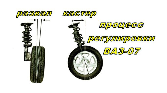 Развал Кастер на ВАЗ-07