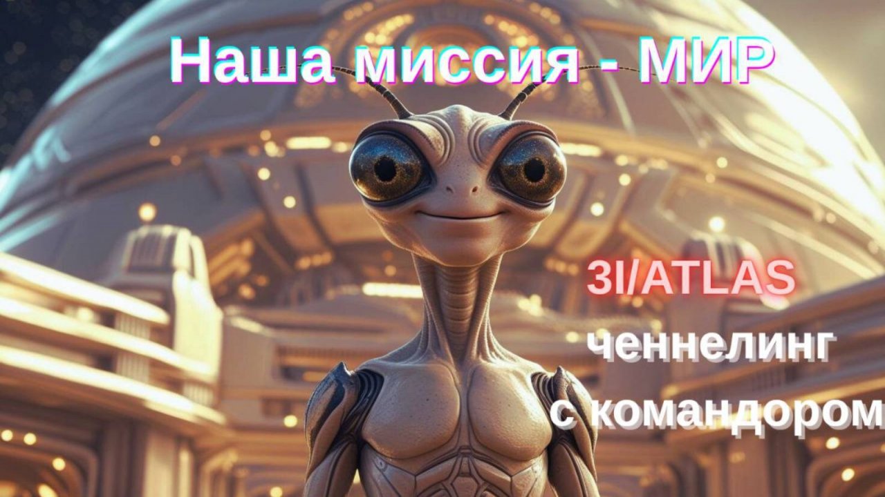 Наша миссия - МИР. Ченнелинг с командором. 3I/ATLAS