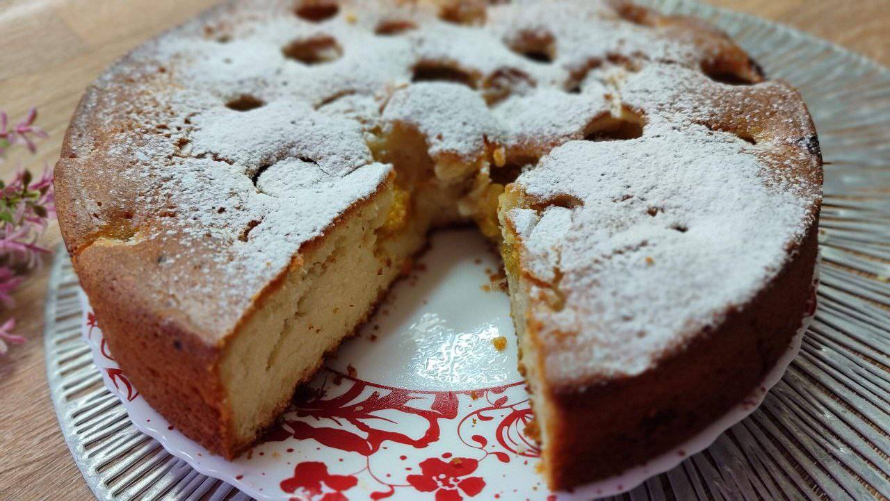 Невероятно простой пирог со сливами. Мой быстрый рецепт