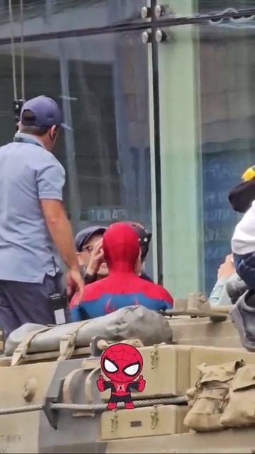 «Человек-паук 4», кадры со съемок, часть 2, Глазго, Шотландия