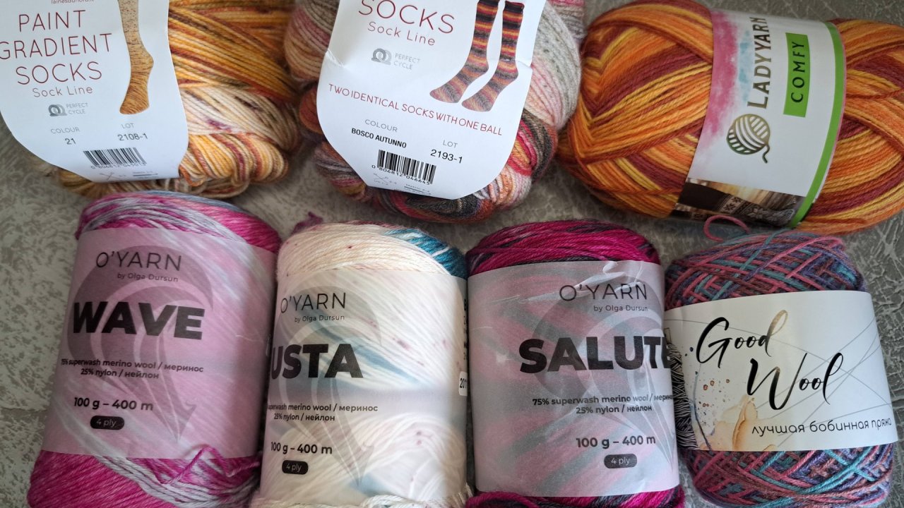 НОВИНКИ носочной пряжи 💥 шикарный подарок от моей феи💥 спицы -мечта