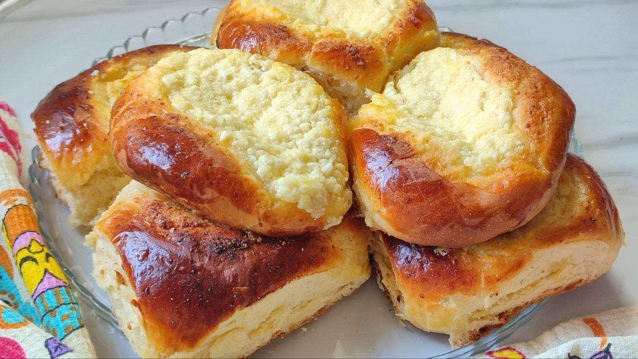 Ватрушки с творогом в духовке. Вкусные булочки к чаю