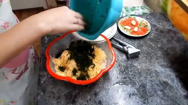 Закуска из лаваша с крабовыми палочками